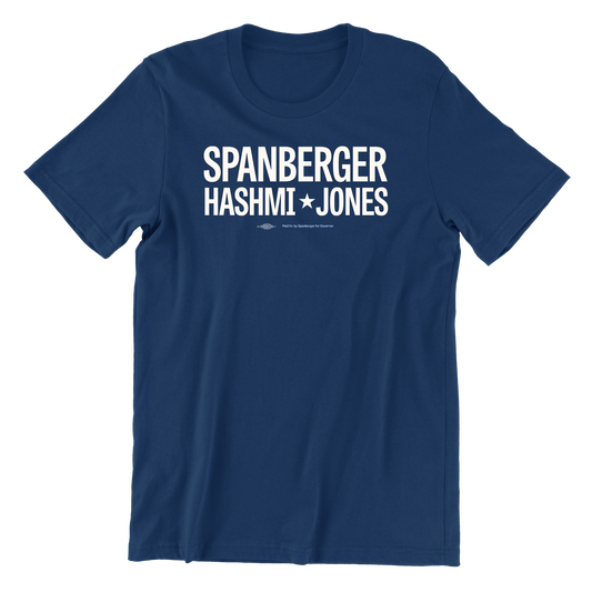 Spanberger-Hashmi-Jones Logo Tee